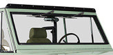 Front Windshield Glass 1966-77 Ford Bronco