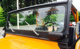 Complete Jeep Windshield CUSTOM COLOR 1968-75 Early CJ